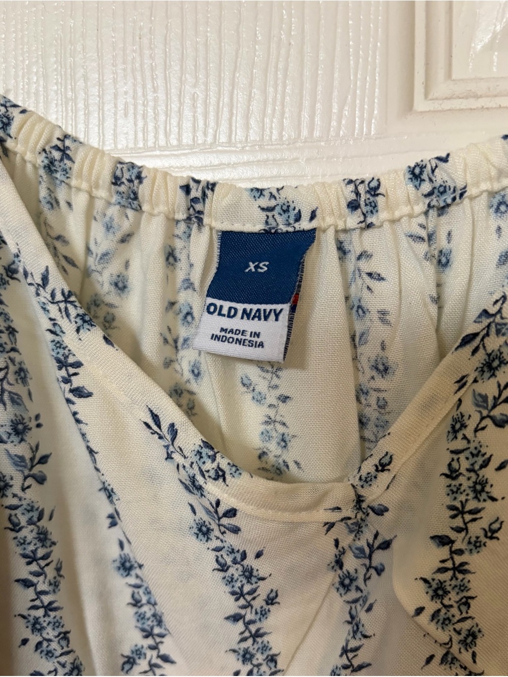 Old Navy Blue floral Midi Dress - Picture 9 of 9